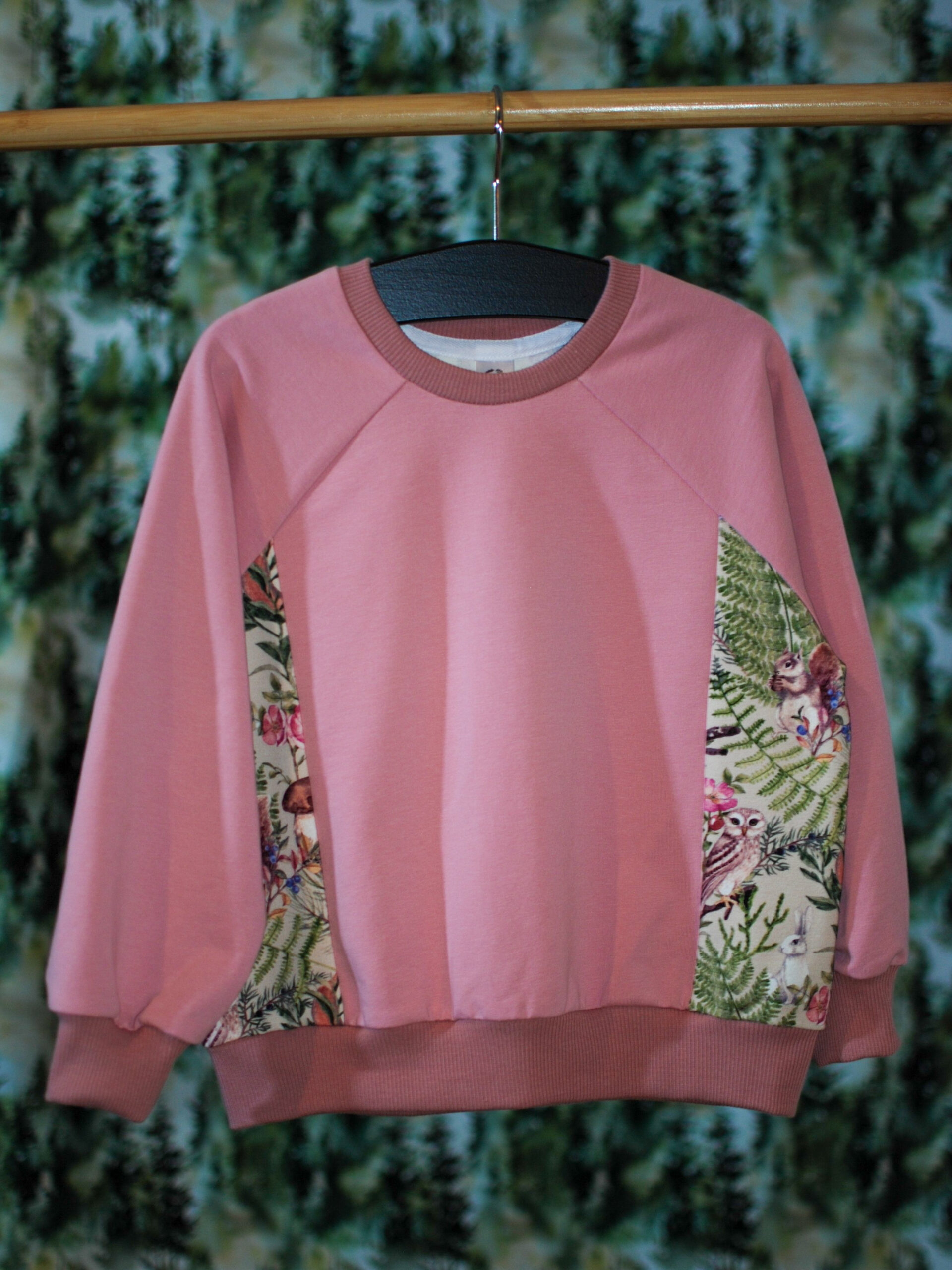 Bluza_dziecko_BKap_Paprocie_róż_full