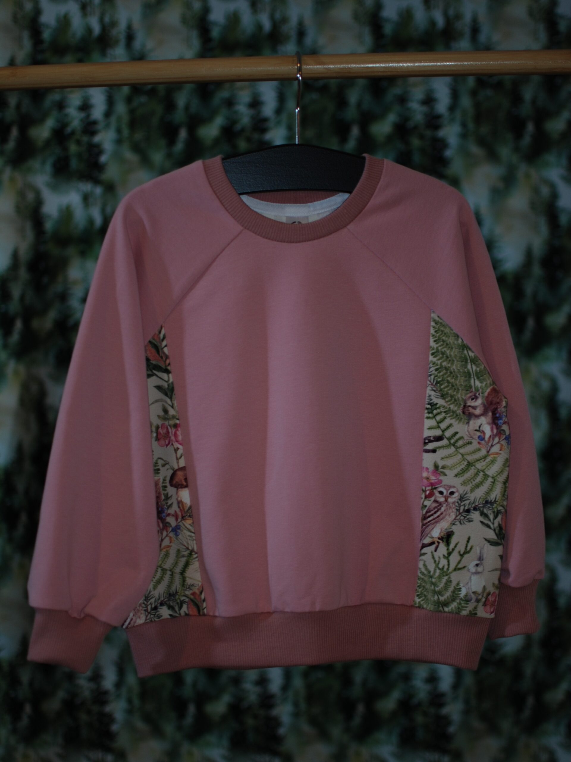 Bluza_dziecko_BKap_Paprocie_róż_full