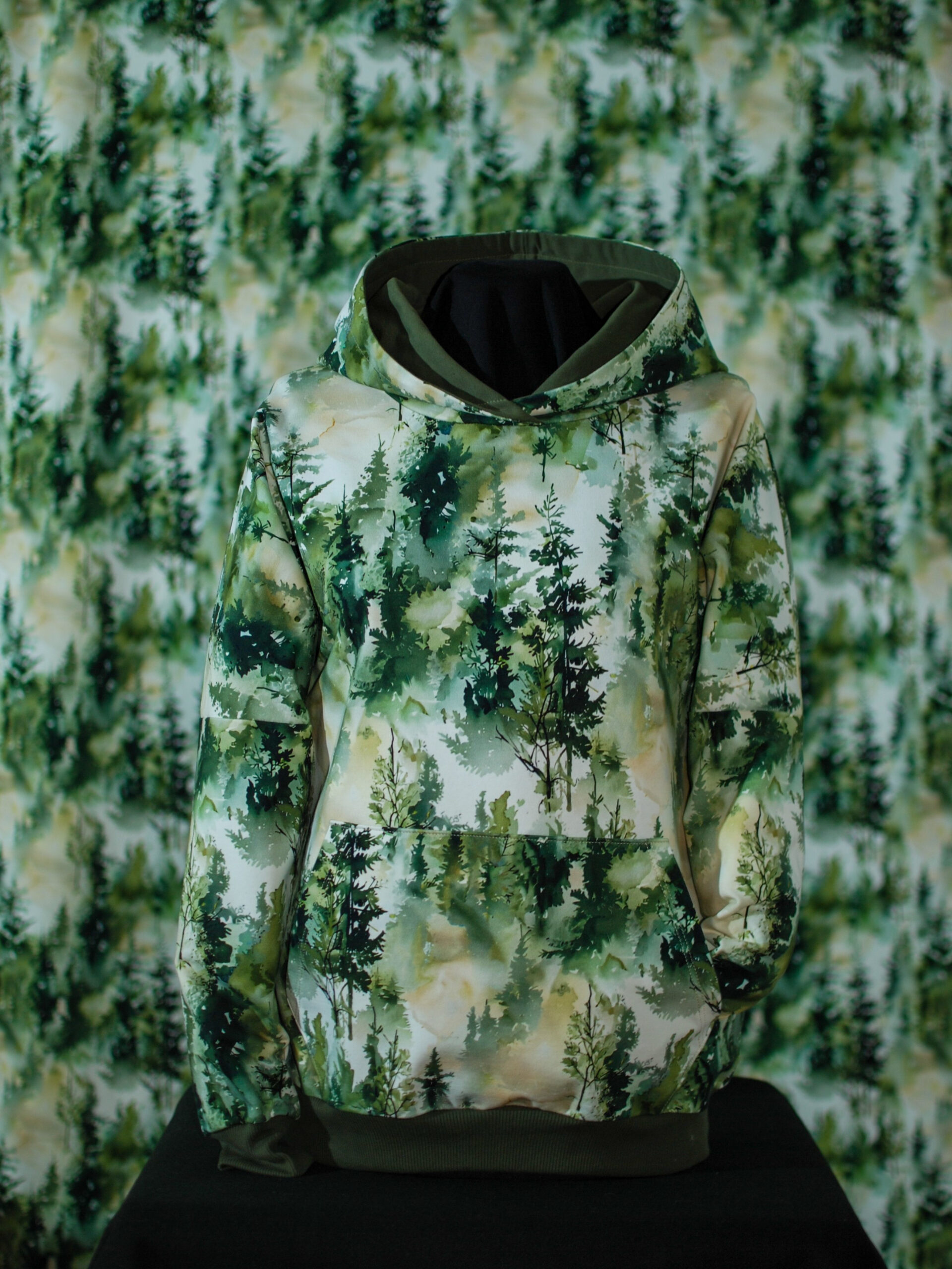 Las zielony_Damska_Full