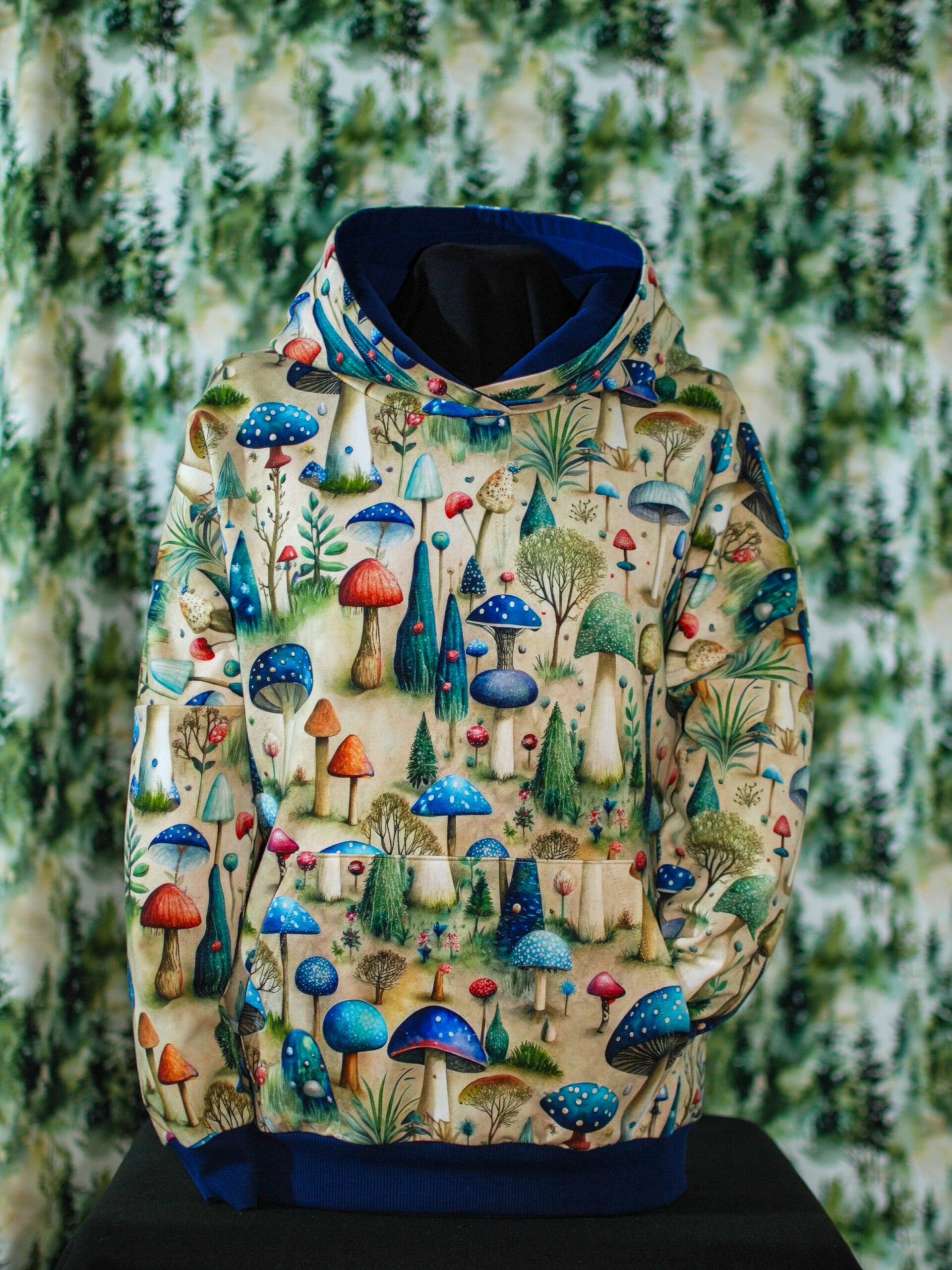 grzyby niebieskie_Damska_Full